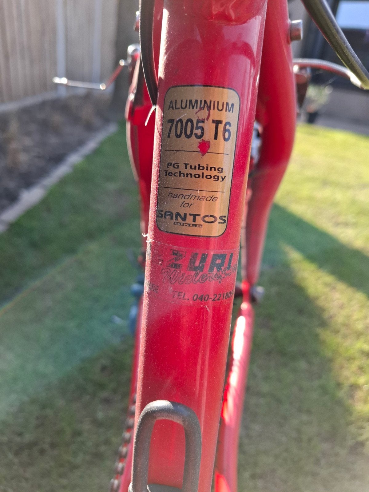 Santos mountainbike 7005 T6, Ophalen