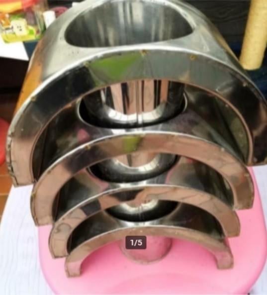 verschillende kleurige speciale bloempotjes - 1€ / stuk, Ophalen of Verzenden, Gebruikt, Overige materialen, Balkon