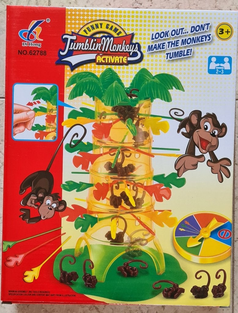 Tumblin monkeys, Een of twee spelers, Ophalen, Nieuw, Andere