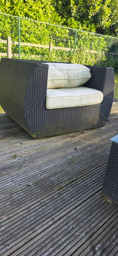 Lounge set 3 +1 en tafeltje, Tuin en Terras, Ophalen
