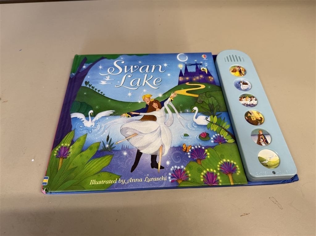 Lesley sims - Swan lake - kinder boek met geluiden, Boeken, Kinderboeken | Kleuters, Ophalen of Verzenden, Zo goed als nieuw