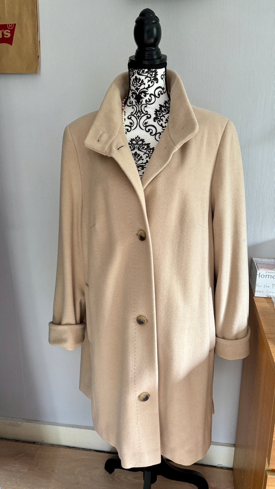 Manteau cashmire T44, Enlèvement ou Envoi, Comme neuf