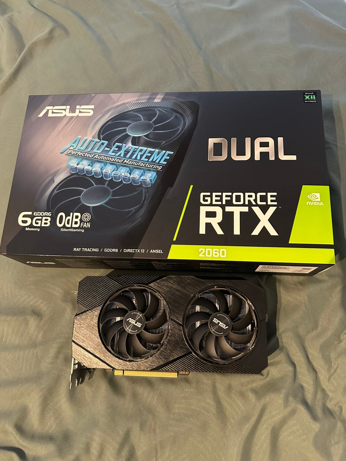 ASUS Dual GeForce RTX 2060 6 Go GDDR6 – Très bon état, Computers en Software, Videokaarten, Verzenden, Zo goed als nieuw, GDDR6