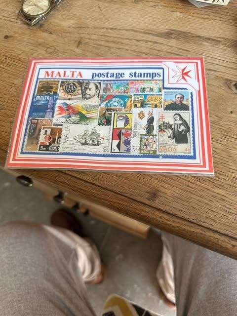 Malta postage stamps in blister, Ophalen of Verzenden, Malta, Gestempeld