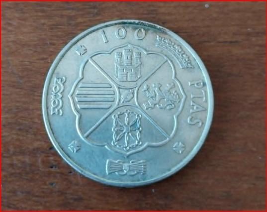 Spanje zilveren munt 100 Pesetas, Postzegels en Munten, Ophalen of Verzenden, Overige landen, Losse munt, Zilver