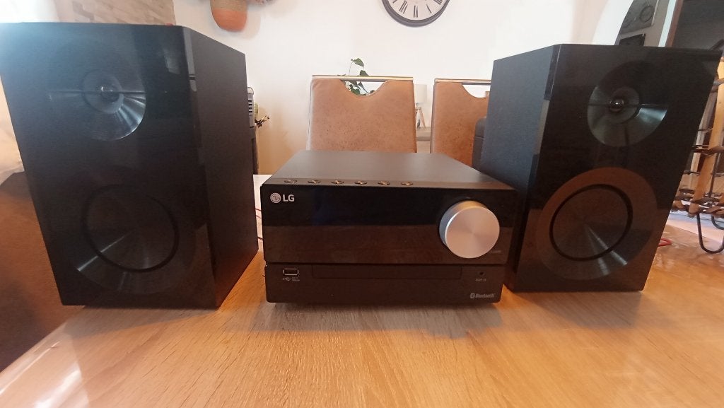 Mini chaine hifi noir, Audio, Tv en Foto, Zo goed als nieuw, Microset, Cd-speler, Ophalen