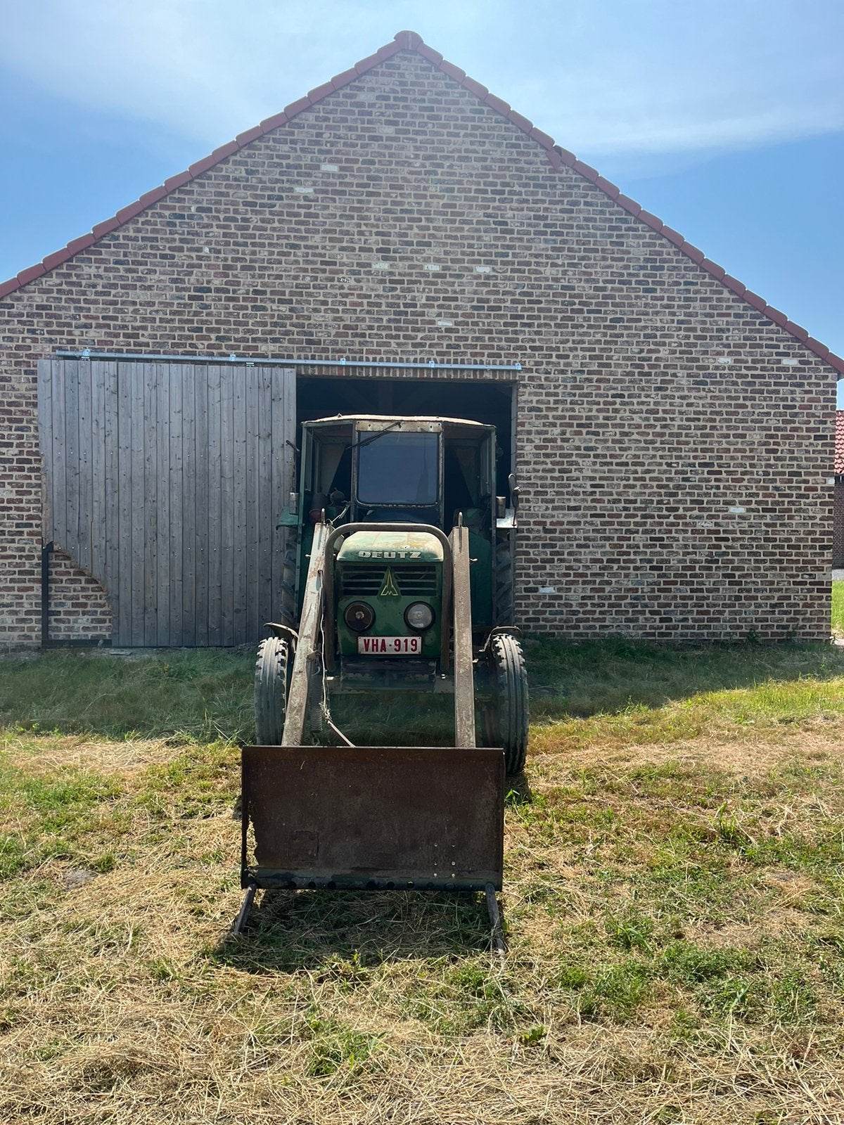Deutz D6006 met voorlader, Enlèvement, Jusqu'à 80 ch, Deutz - Fahr