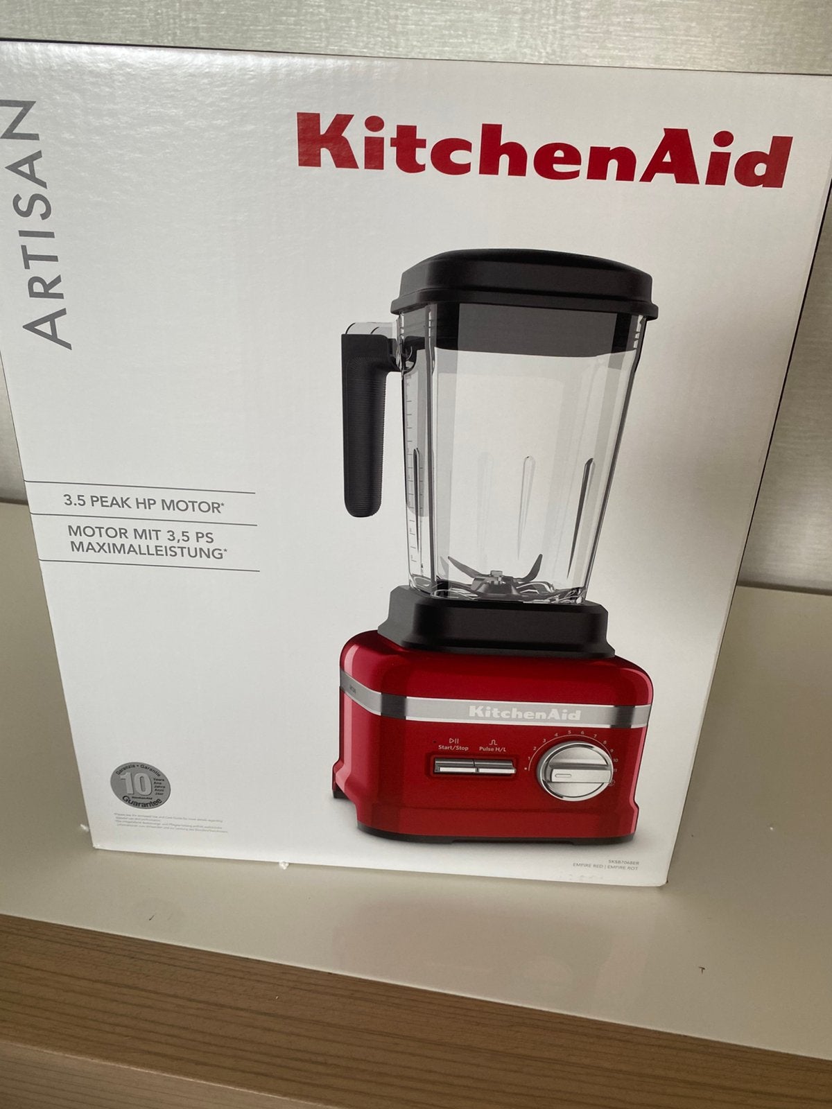 KitchenAid Artisan blender 5KSB7068EER Empire Red – nieuw, Ophalen, Blender