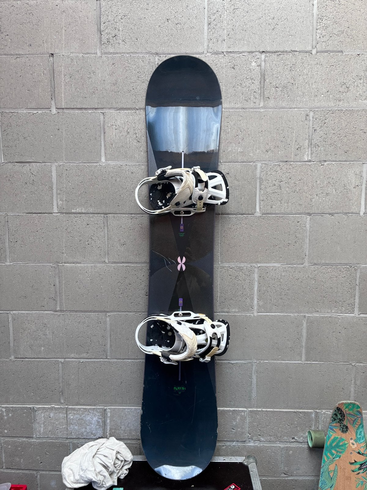 Burton Vans Snowboard set te koop, Enlèvement, Utilisé, Planche