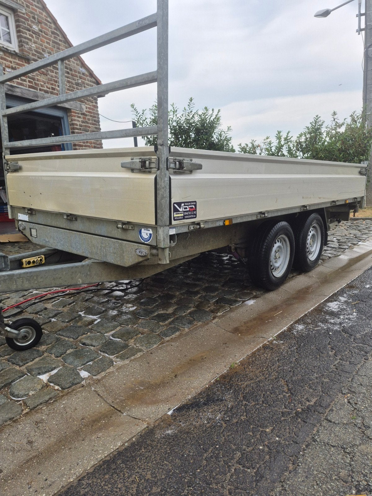 Aanhangwagen HENRA  3.5t kipper, Auto diversen, Aanhangers en Bagagewagens, Ophalen