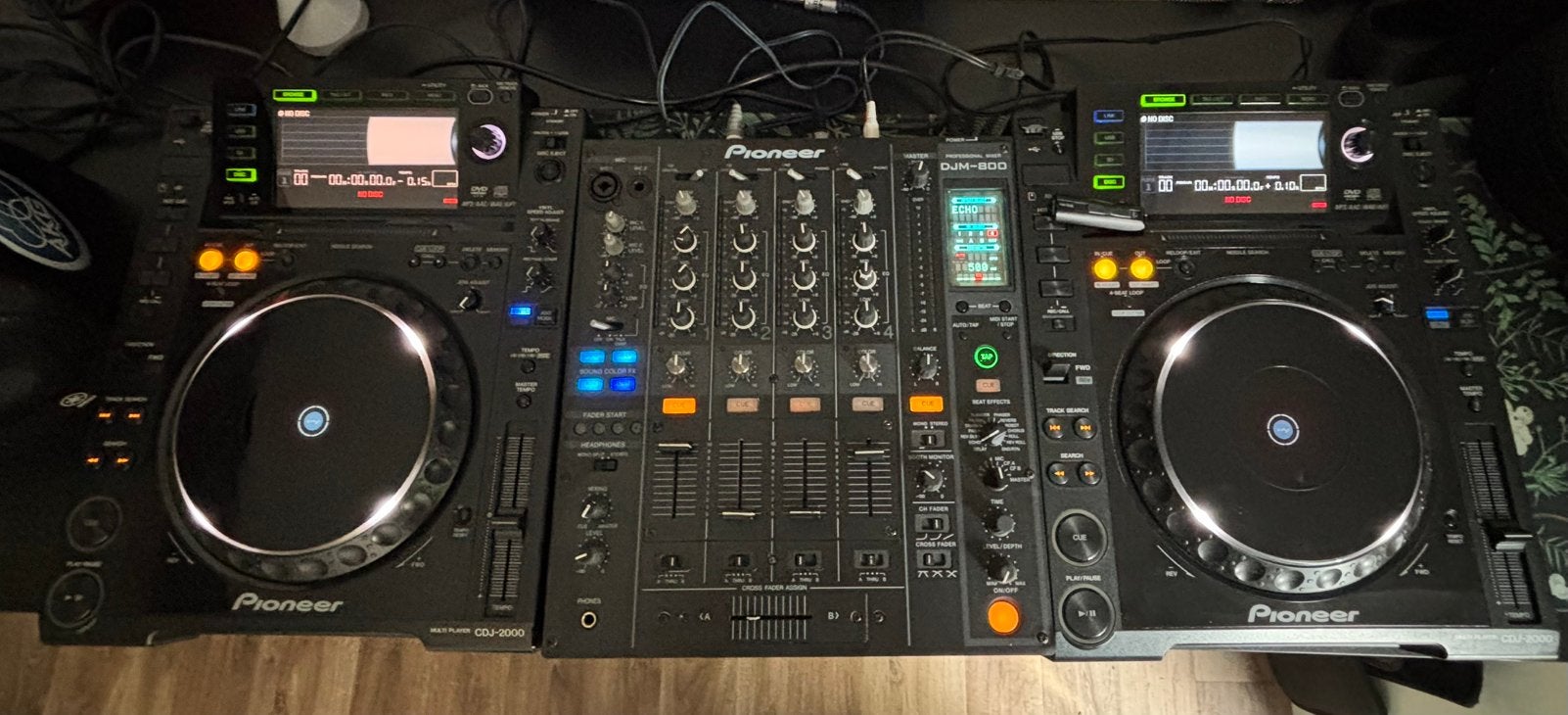 Pioneer CDJ2000 en DJM800, Muziek en Instrumenten, Dj-sets en Draaitafels, Ophalen, Zo goed als nieuw, Pioneer