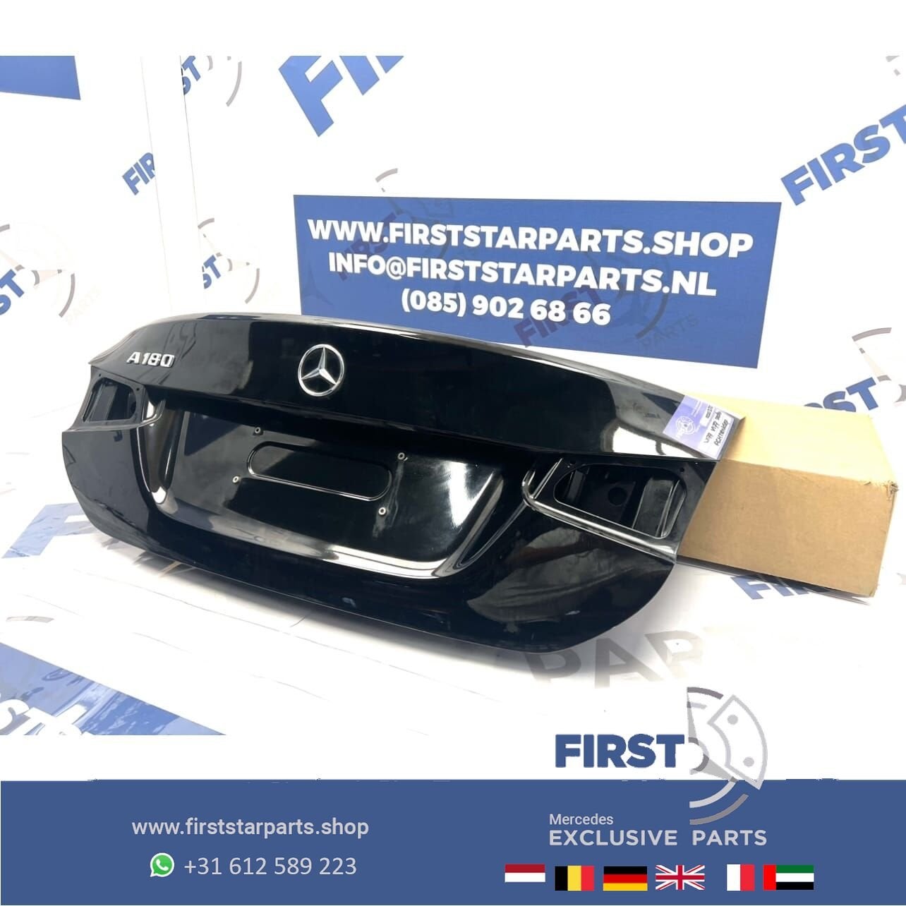 W177 SEDAN V177 KOFFERBAK ACHTERKLEP ZWART A KLASSE SEDAN KO, Auto-onderdelen, Interieur en Bekleding, Gebruikt, -, Ophalen of Verzenden