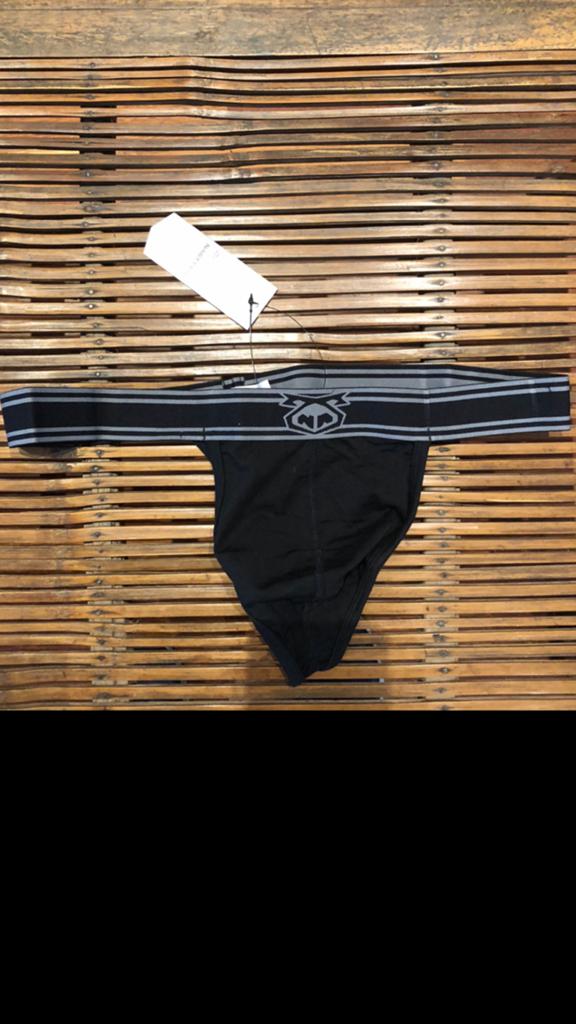 String Nasty Pig - maat XL of groot L - gladde stof, Kleding | Heren, Ophalen of Verzenden, Zwart, Slip