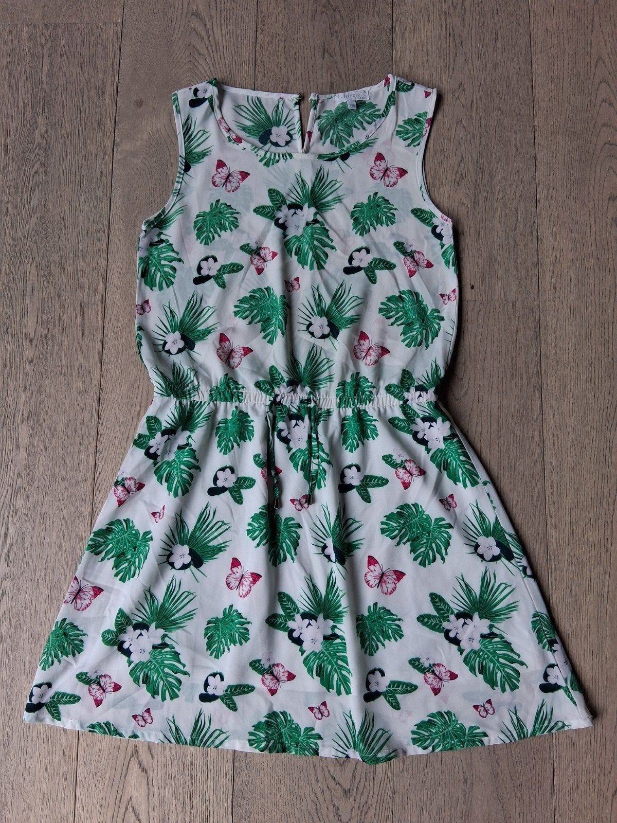 zomerkleedje - gevoerd - met bloemen - 176, Robe ou Jupe, Enlèvement ou Envoi, Frizzle by Bel & Bo, Utilisé