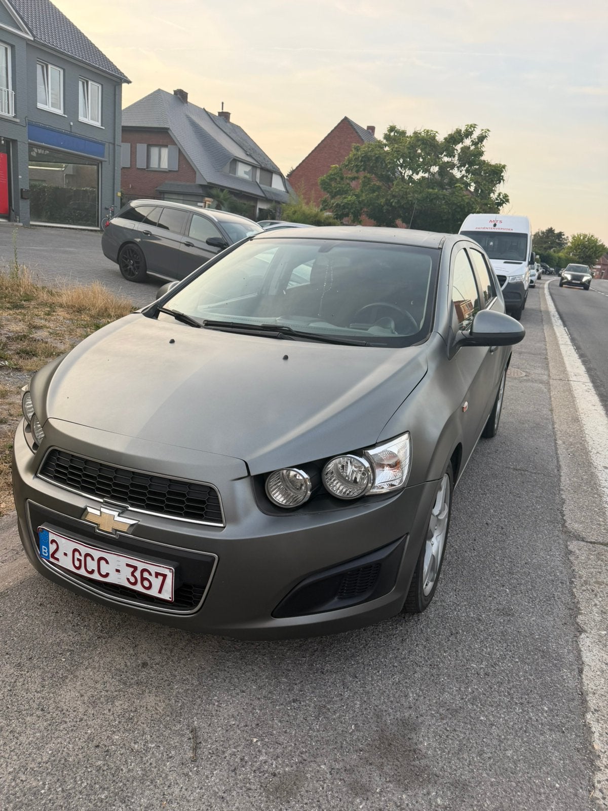 Chevrolet Aveo 1.6 Benzine Automaat, Autos, Chevrolet, Aveo, Carnet d'entretien, Noir, 5 portes