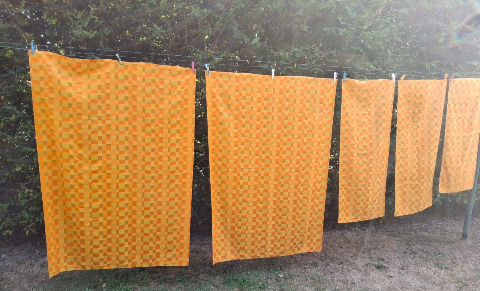 Retro stof voor gordijnen of kussens, Ophalen of Verzenden