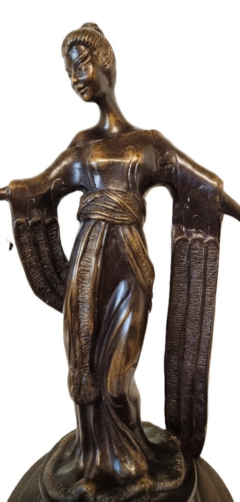 Statue en bronze de 43 cm., Enlèvement ou Envoi, Comme neuf