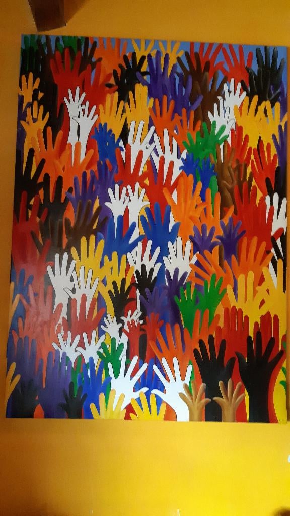 multicultureel, Neuf, Enlèvement, Création originale, Peinture