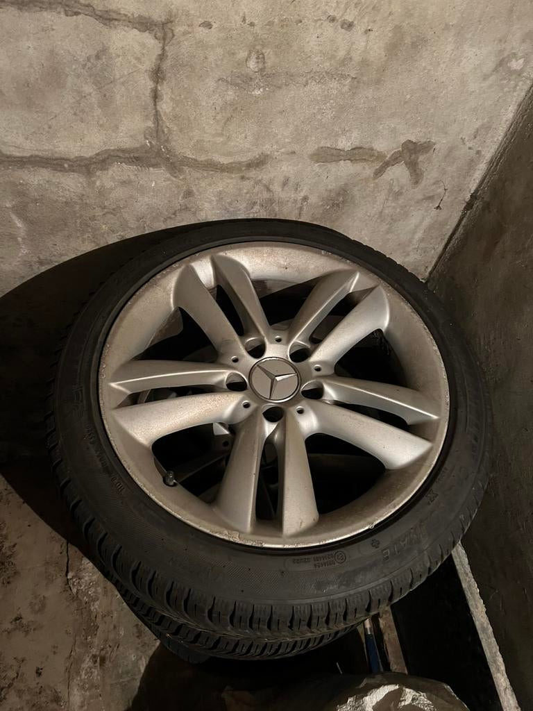 Jantes originales, Mercedes clk w209 2003-2009, Pneus et Jantes, 4 Saisons, 17 pouces, Enlèvement