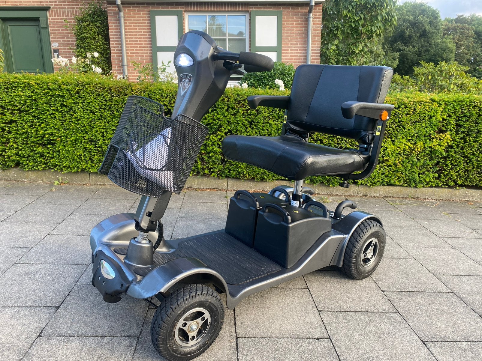 Opvouwbare Scootmobiel Sterling Sapphire demonteerbaar, Ophalen of Verzenden, Inklapbaar, Zo goed als nieuw, Elektrische rolstoel