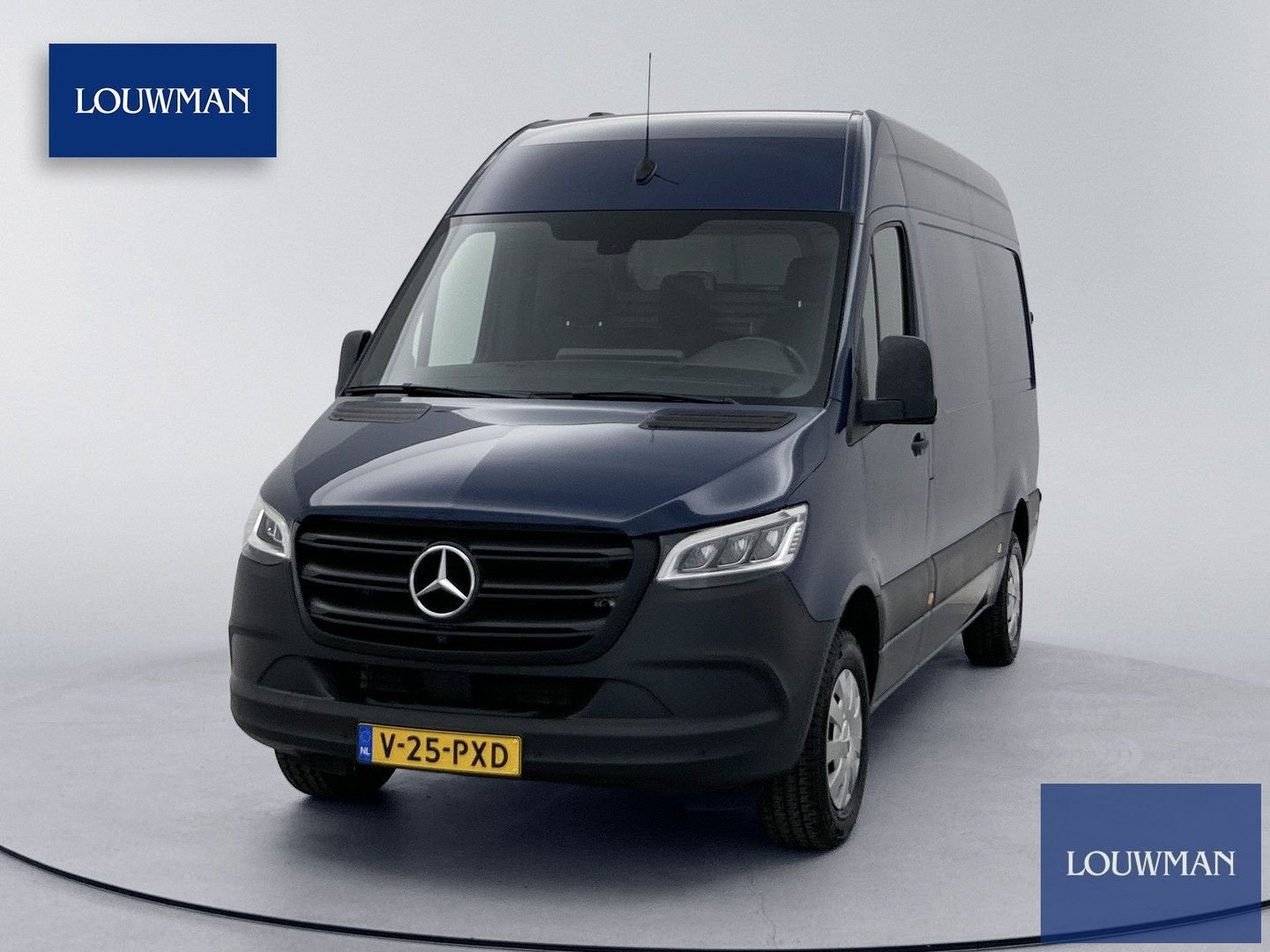 Mercedes-Benz Sprinter 317 L2H2 RWD Sortimo inrichting 360°c, Automaat, Blauw, Mercedes-Benz, Bedrijf