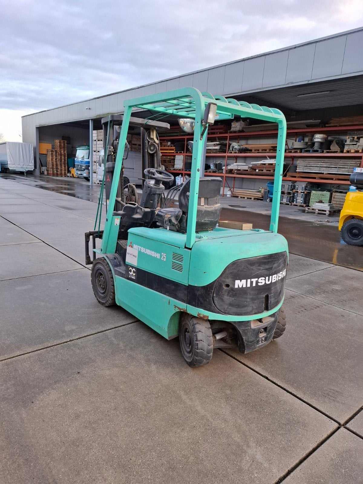 heftruck mitsubishi cat, Ophalen