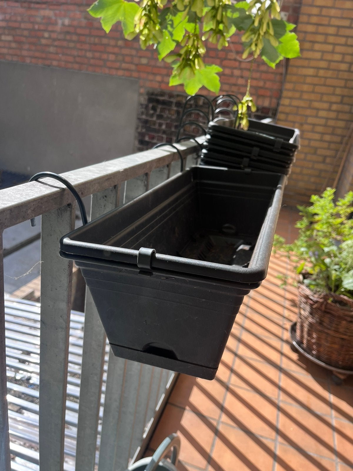 Balkon plantenbak, Ophalen, Gebruikt