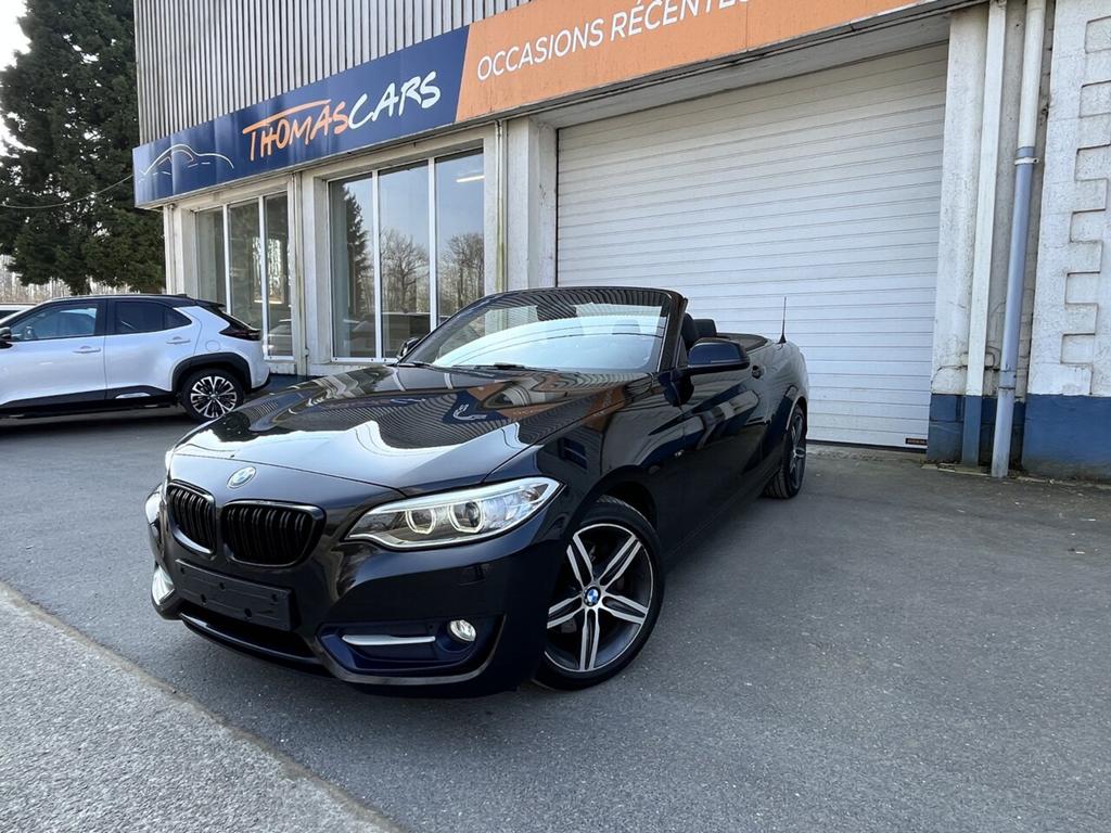 BMW 220 i Cabriolet - pack sport - full cuir chauffant - ca, Autos, BMW, 0 kg, Euro 6, Entreprise, Cabriolet