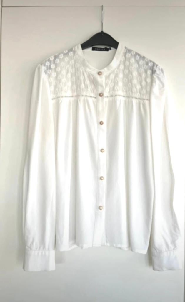 Blouse Ydence, Maat 38/40 (M), Wit, Zo goed als nieuw, Ydence