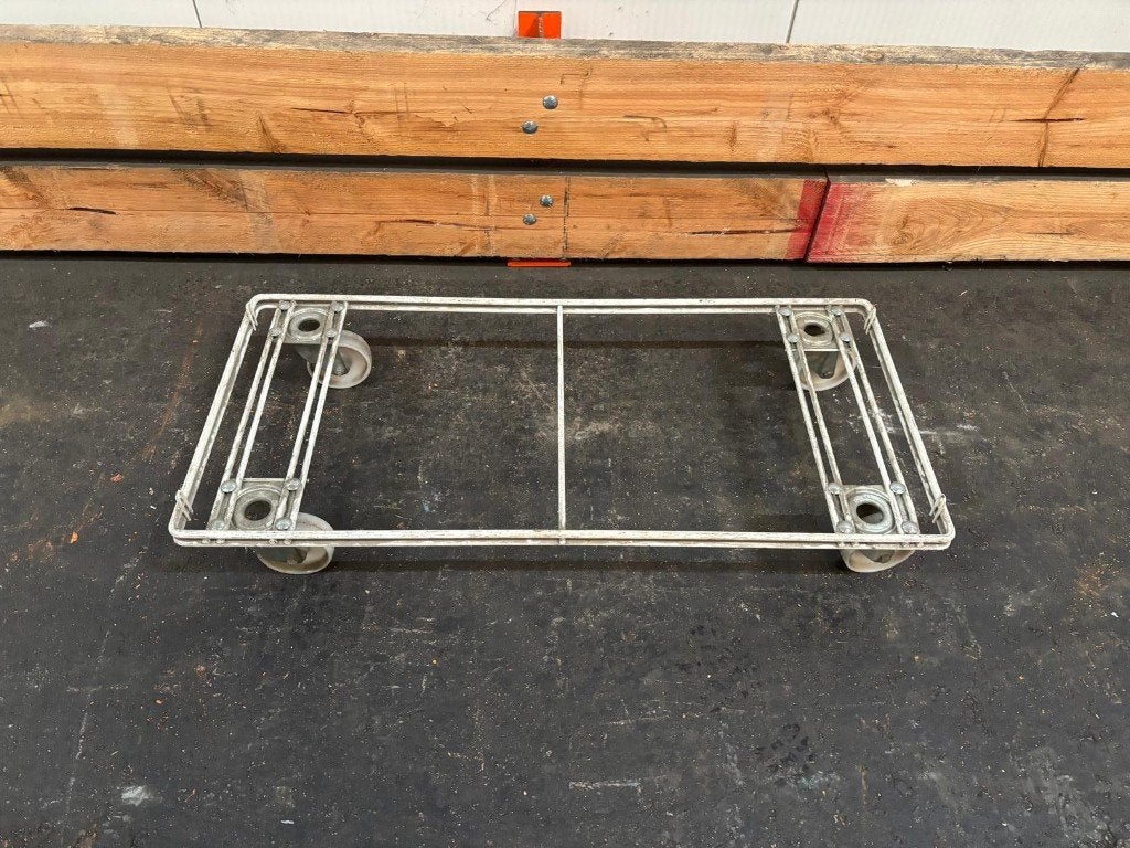 Plateforme roulante - 4 roues pivotantes 950x450x140mm, Enlèvement, Utilisé
