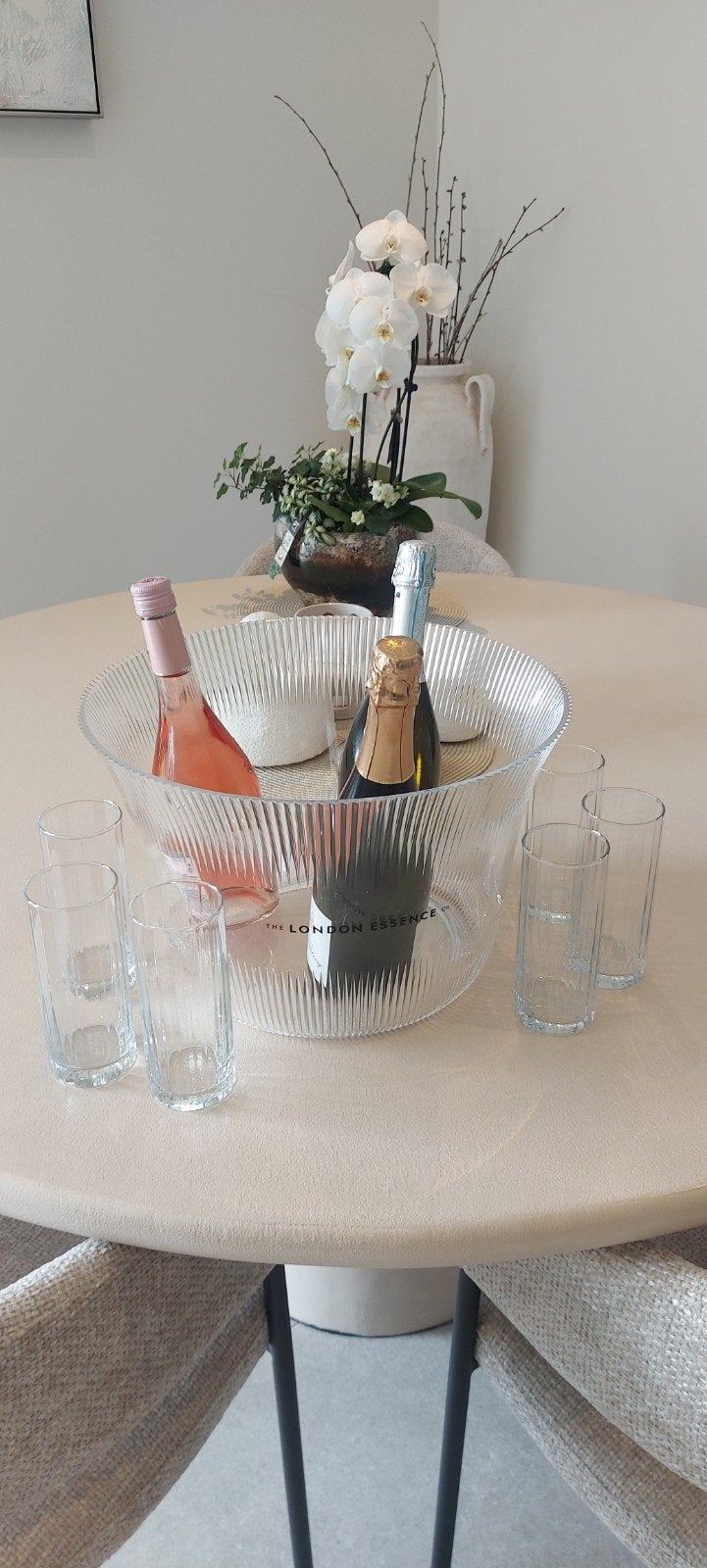 Ensemble de verres Gin/Cocktail, long drink et bol à glace., Collections, Verres & Petits Verres, Enlèvement ou Envoi