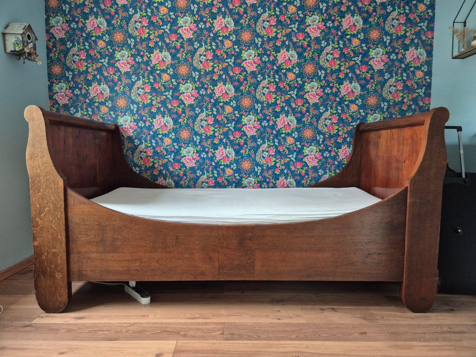 lit en bois + matelas + sommier à lattes, Enlèvement