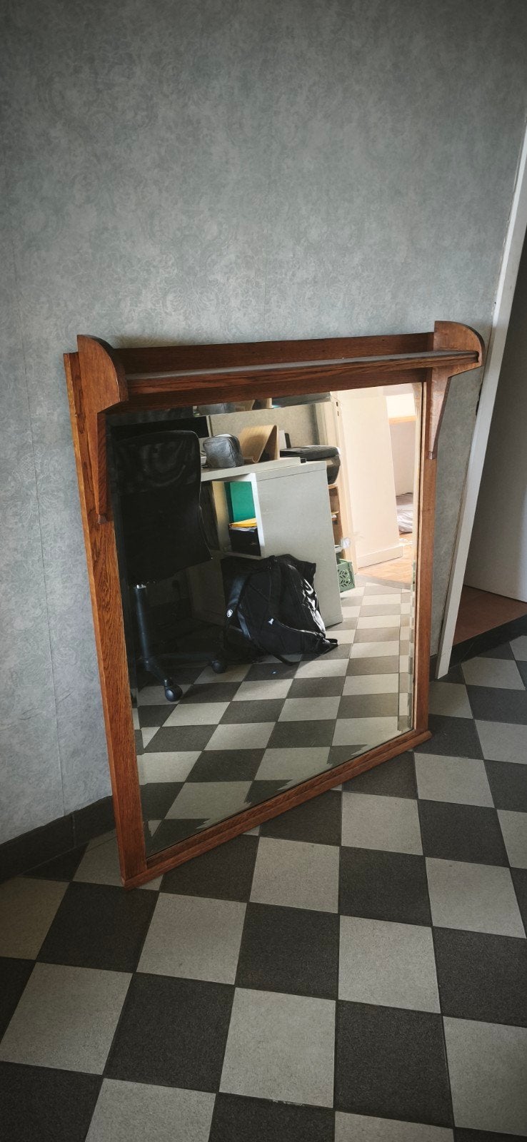 Grand miroir mural, Antiek en Kunst
