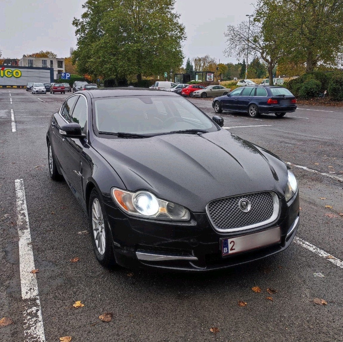 Jaguar XF 2.7 V6 diesel, 2ème propriétaire, moteur boîte ok, Autos, Cuir, Achat, Entretenue par le concessionnaire, Noir