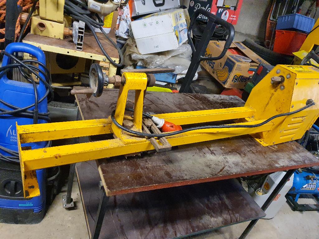 Tour à bois Ferm Proof, modèle WL-800. Ce tour 380w, Bricolage & Construction, Tours, 1000 mm ou plus, Tour à bois, Comme neuf
