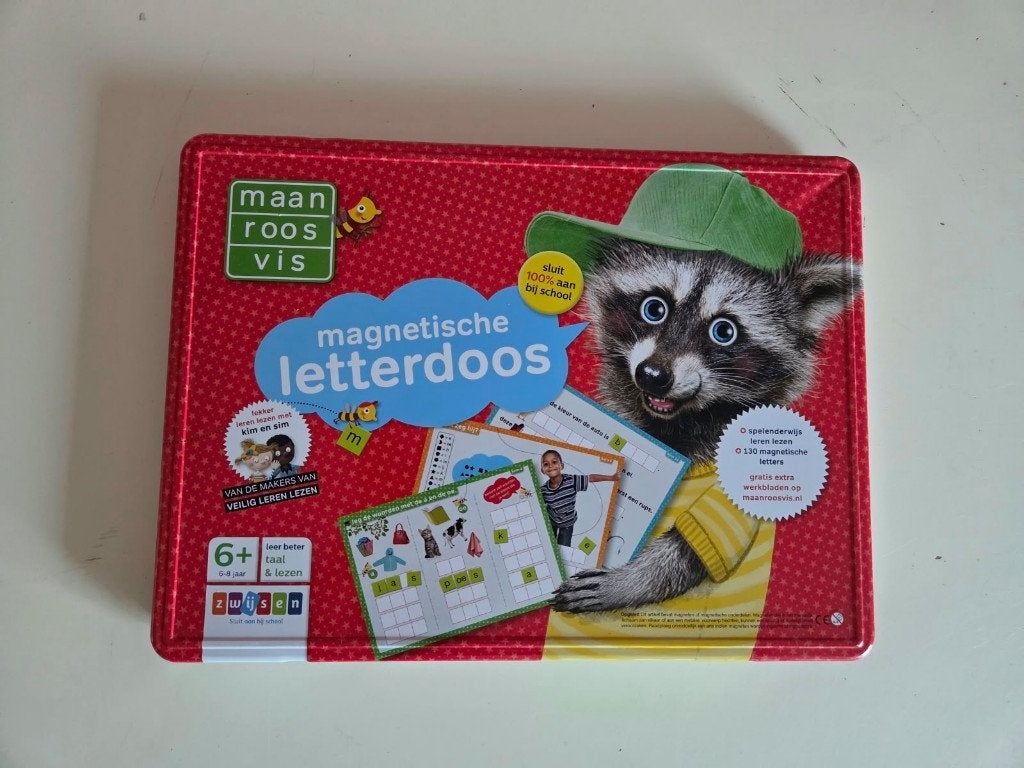 magnetische letterdoos, Kinderen en Baby's, Ophalen, Zo goed als nieuw, Taal en Lezen