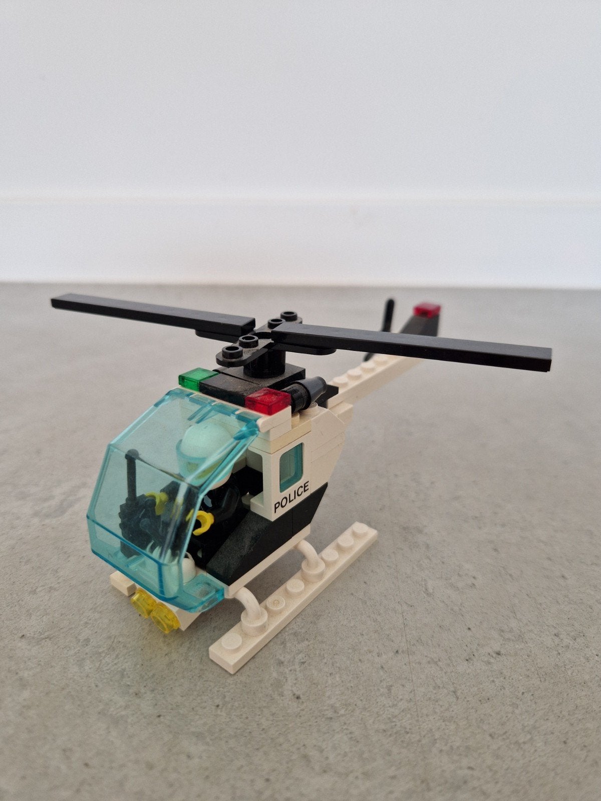 Set LEGO Classic Town 6642 « Hélicoptère de police » vintage, Enfants & Bébés, Enlèvement ou Envoi, Lego, Ensemble complet, Utilisé