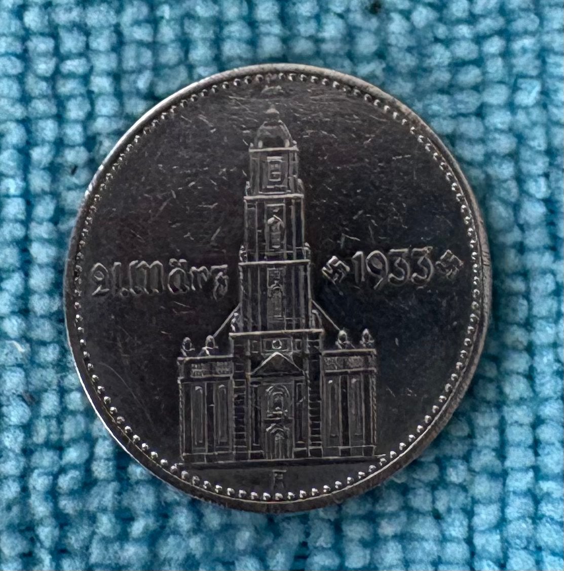 Zilveren Duitse 2 Mark 1934A, Verzamelen, Militaria | Tweede Wereldoorlog, Ophalen of Verzenden
