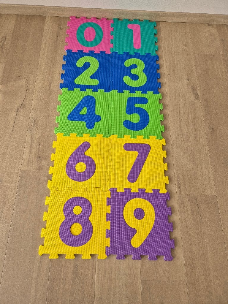 Tapis de jeu n 0 à 9 (10 pièces, matériau en mousse, neuf), Enlèvement ou Envoi, Neuf