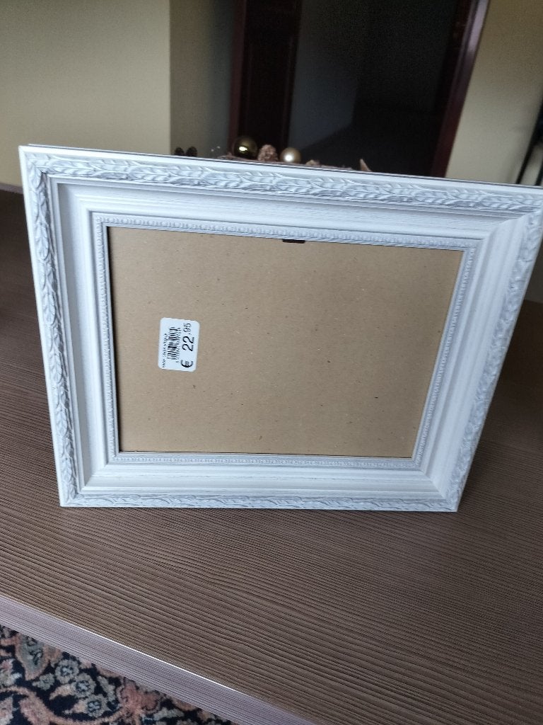Kader omlijsting licht grijs 18 x 24, Gebruikt, Schilderijlijst, 18 cm, Grijs