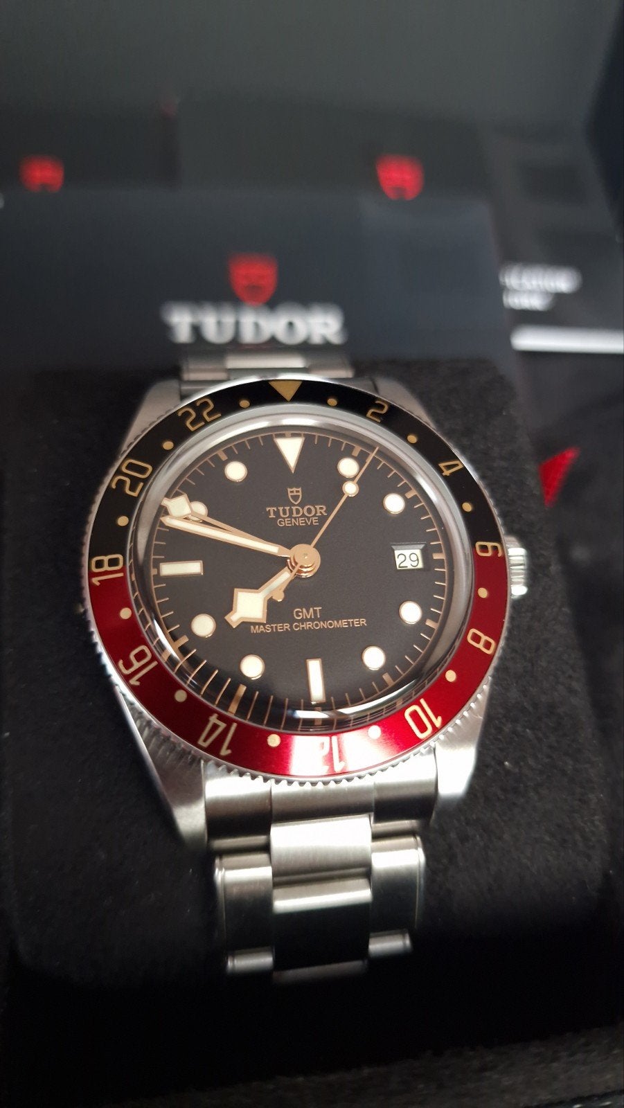 Tudor Black Bay GMT Coke, Montre-bracelet, Autres marques, Enlèvement ou Envoi, Acier