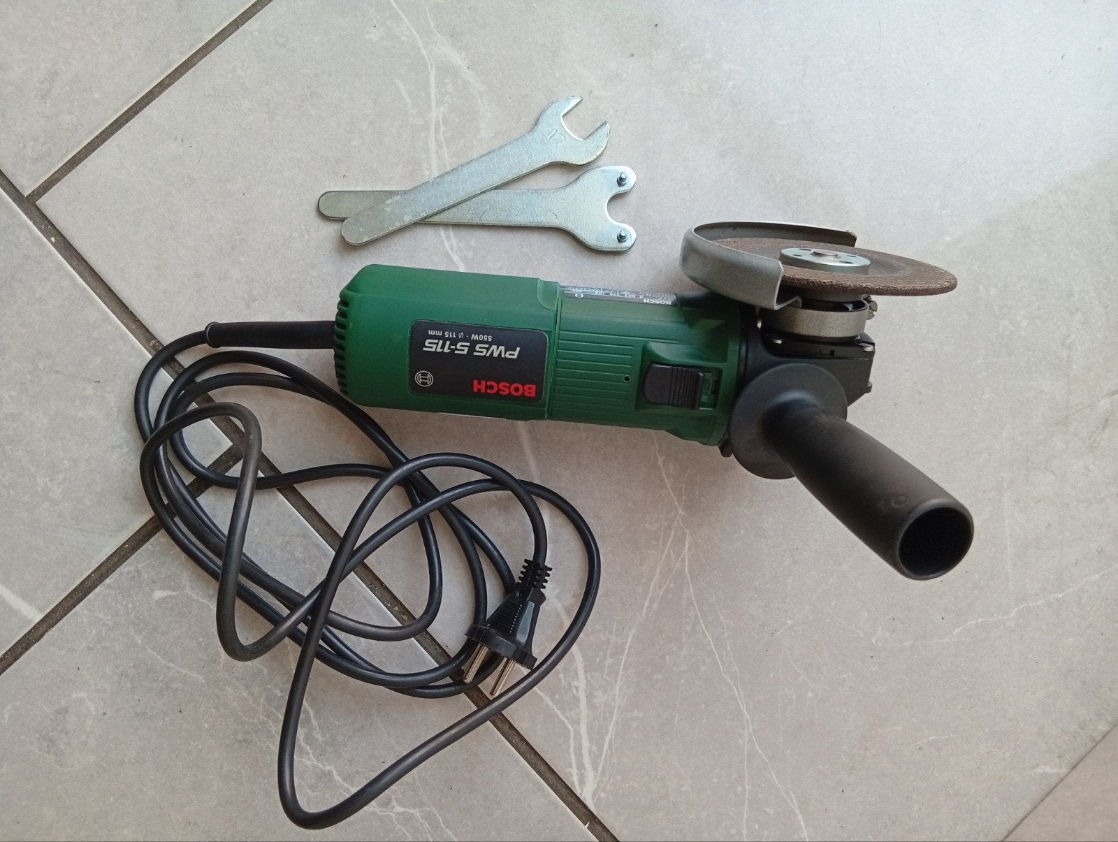 Meuleuse d'angle Bosch PWS 5-115 (550W - 115mm), Enlèvement ou Envoi, Meuleuse d'angle