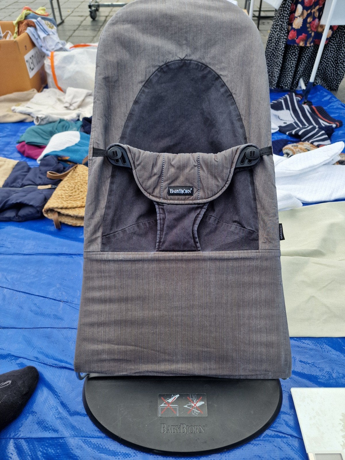 Babybjorn ligstoel, Kinderen en Baby's, Wipstoeltjes, Gebruikt, Wipstoel, Met gordel(s) of riempje(s), Ophalen