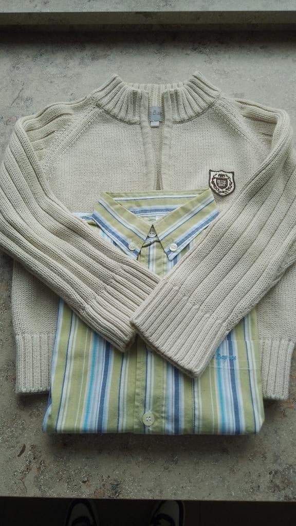 Set van trui en hemdje Blue Jay jongen maat 104, Ophalen, Zo goed als nieuw, Blue Bay, Jongen