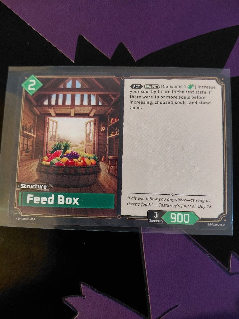 Palworld: Feed Box - <U> EBP01-065 (PRISTINE), Enlèvement ou Envoi, Neuf, Carte(s) à jouer