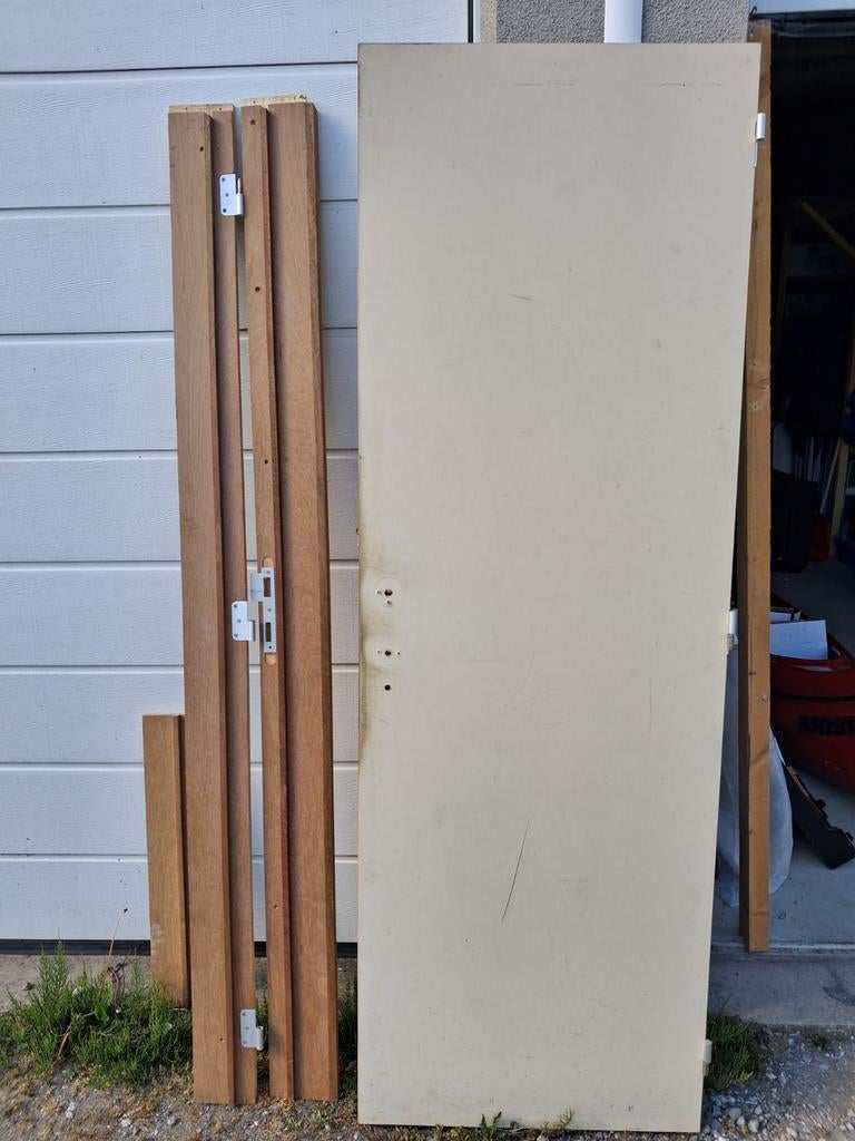 Schilderdeur met kader, Doe-het-zelf en Bouw, Deuren en Vliegenramen, Ophalen, Gebruikt, Minder dan 80 cm, Binnendeur