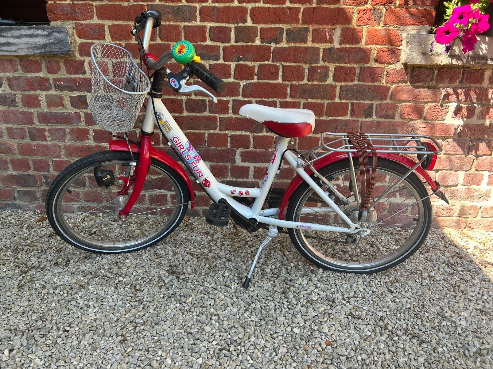 Meisjesfiets, Fietsen en Brommers, Ophalen, Gebruikt, Velgrem, Versnellingen