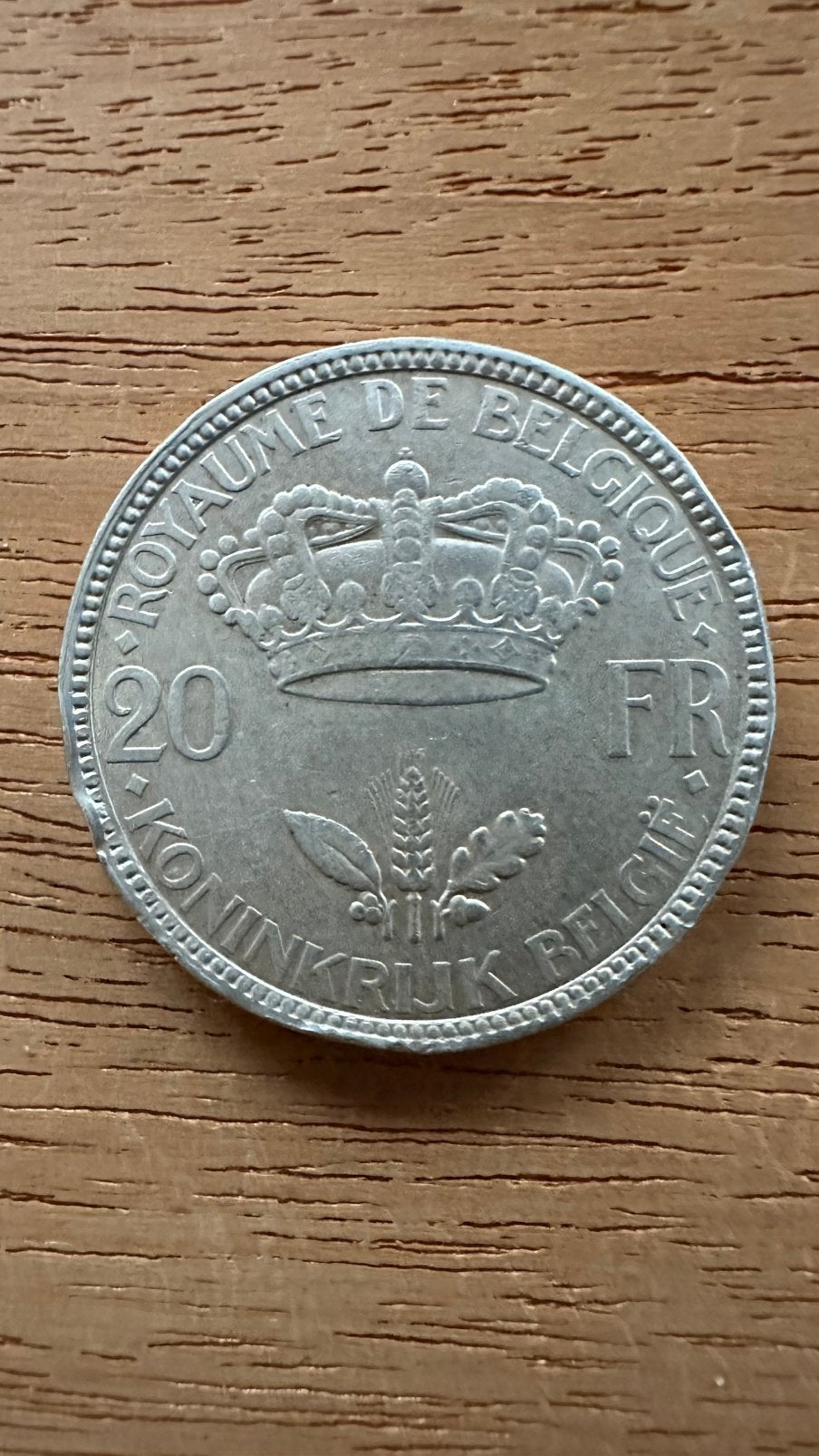 20 frank zilver, Ophalen of Verzenden