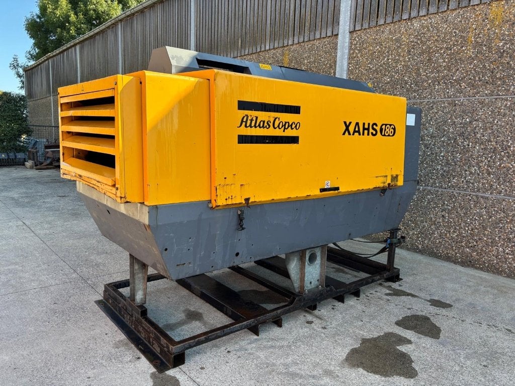Compressor Atlas Copco XAHS186 amper 1700 uren bj 2014, Doe-het-zelf en Bouw, Compressors, Ophalen, Geluidgedempt, Gebruikt, 800 liter/min of meer
