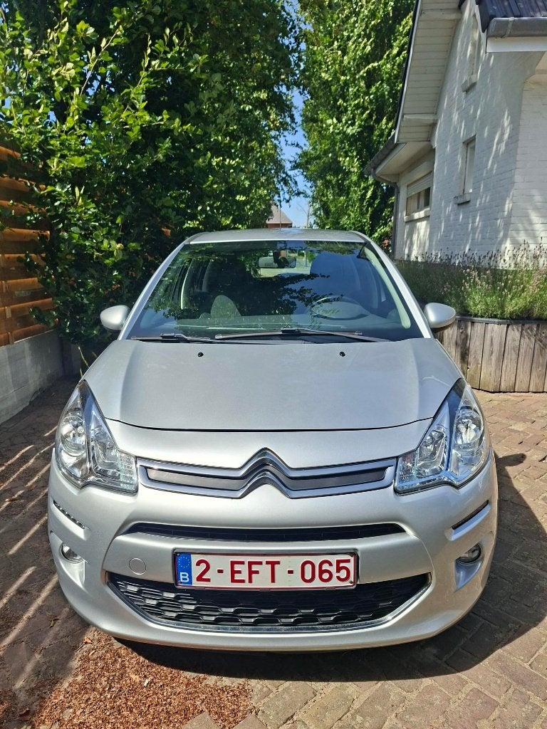Citroën C3 1.2 VTi – 2016 – Goed onderhouden – Car-Pass, Autos, Citroën, Bluetooth, Argent ou Gris, Euro 6, 450 kg